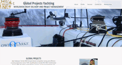 Desktop Screenshot of globalprojectsyachting.com.au
